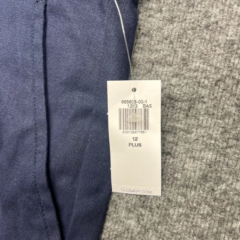 Old Navy Pants Boys 12 Plus Navy Blue Slim Built-In‎ Flex Chino 665608-00-1